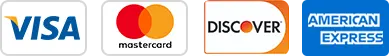 Visa, Mastercard, Amex, Discover